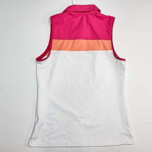 Lady Hagen Tropic Hydrodri Polo Sleeveless Women's Golf Tennis Sport WGH11312 - Picture 3 of 12